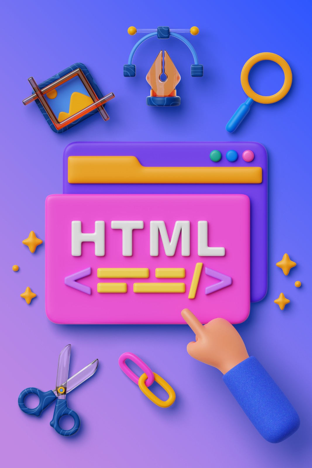 Web development and website design learning