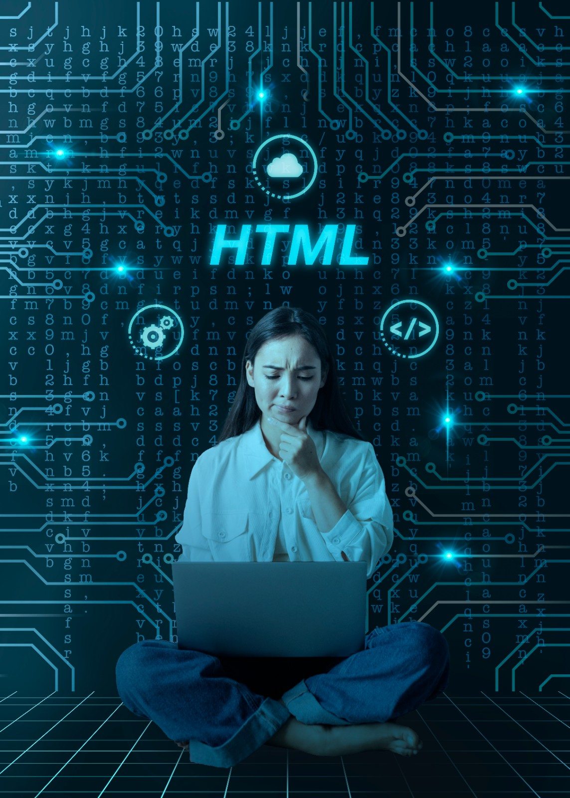 Web development learning illustration